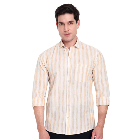 Buy Khadi Cotton Men's Check Shirt India|Full Sleeve with Slimfit Soft Coller|Stylish with Curved Hem Design| Formal Look| Formal Shirts for Men, Moisture Wicking GarmentGlobe