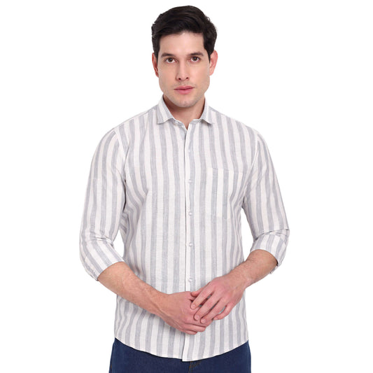 Buy Khadi Cotton Men's Check Shirt India|Full Sleeve with Slimfit Soft Coller|Stylish with Curved Hem Design| Formal Look| Formal Shirts for Men, Moisture Wicking GarmentGlobe