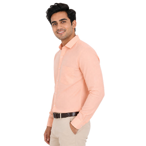 Plain Linen Cotton Shirt for Men – Formal & Casual | 60% Off