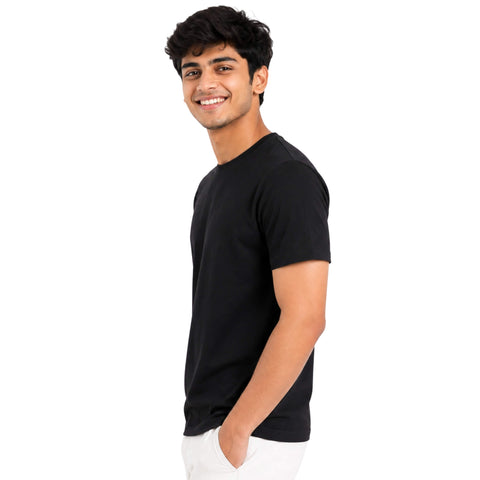 Men’s Cotton T-Shirt – Bio-Washed, Casual & Comfortable