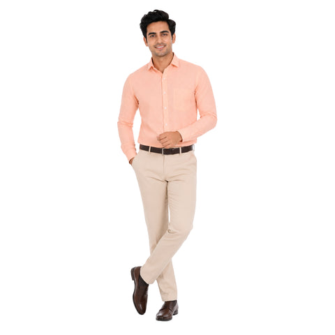 Plain Linen Cotton Shirt for Men – Formal & Casual | 60% Off
