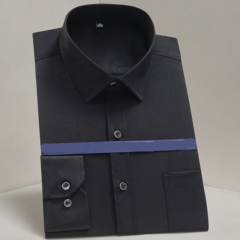 Work Clothes Mercerized Stretch Shirt Men GarmentGlobe
