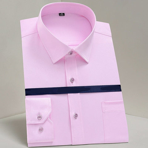 Work Clothes Mercerized Stretch Shirt Men GarmentGlobe
