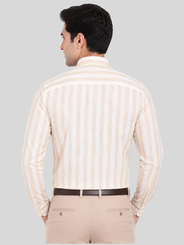 Khadi Cotton Men’s Slim Fit Full Sleeve Formal Shirt