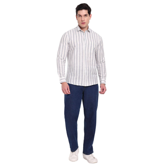 Buy Khadi Cotton Men's Check Shirt India|Full Sleeve with Slimfit Soft Coller|Stylish with Curved Hem Design| Formal Look| Formal Shirts for Men, Moisture Wicking GarmentGlobe