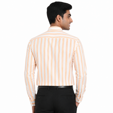 Men’s Khadi Cotton Check Shirt – Slimfit, Full Sleeve