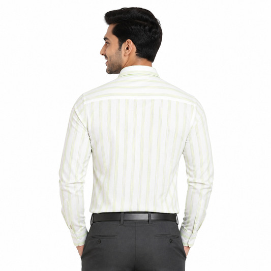 Khadi Cotton Men’s Check Shirt – Slimfit, Full Sleeve