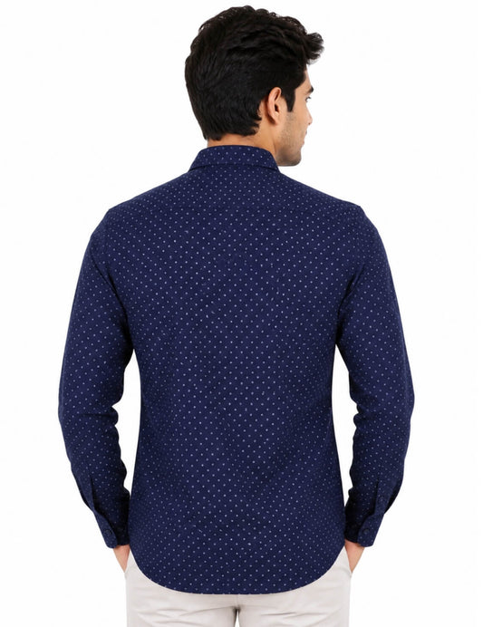 Men’s Cotton Long Sleeve Shirt Regular Fit