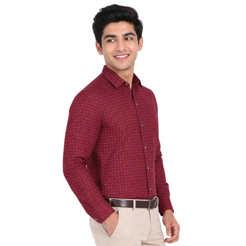 Men’s Cotton Long Sleeve Shirt Regular Fit
