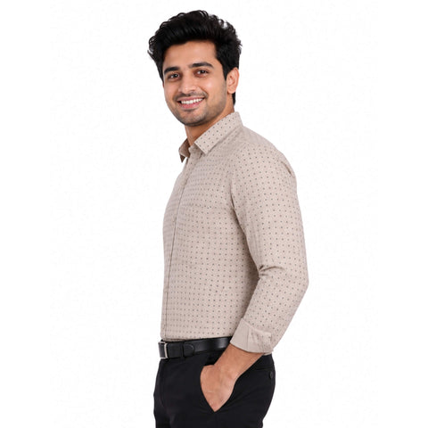Men’s Cotton Long Sleeve Shirt Regular Fit