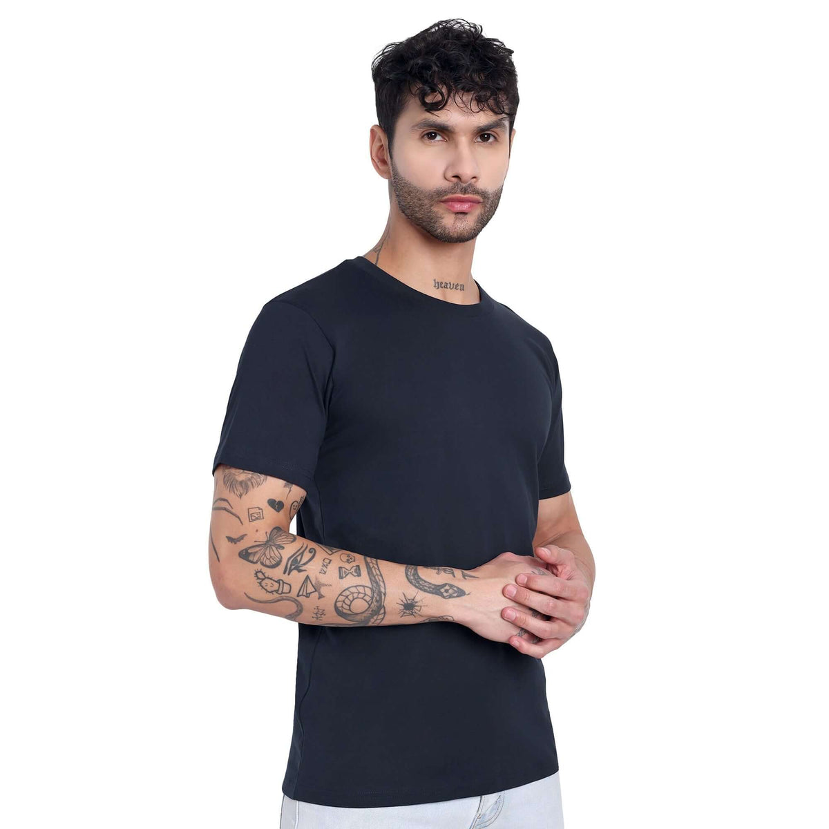 Garment Globe Plain T Shirt for Men Cotton Bio-Wash – Premium Mens Tshirt | Soft & Comfortable Men Tshirts | Stylish Casual Wear Men Tshirt | Breathable T Shirt for Man GarmentGlobe