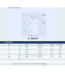 Garment Globe Plain T Shirt for Men Cotton Bio-Wash – Premium Mens Tshirt | Soft & Comfortable Men Tshirts | Stylish Casual Wear Men Tshirt | Breathable T Shirt for Man GarmentGlobe