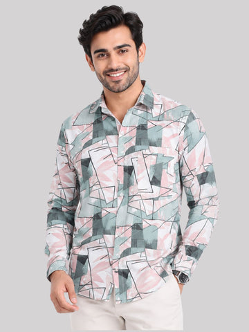 Men’s Cotton Check Shirt|Casual Printed Shirt