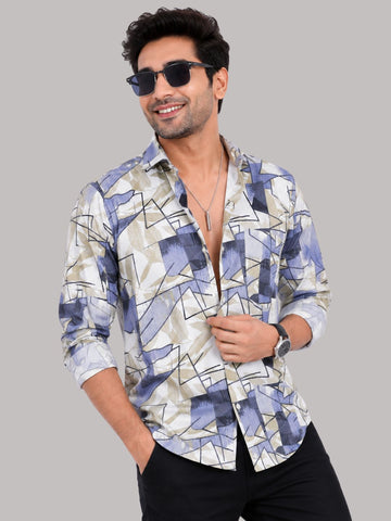 Men’s Cotton Check Shirt|Casual Printed Shirt
