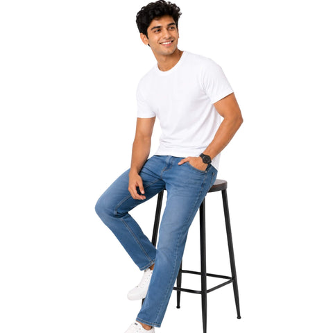 Men’s Cotton T-Shirt – Bio-Washed, Casual & Comfortable