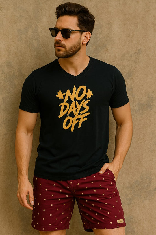 Men’s Cotton Printed T-Shirt available in unique designs - GarmentGlobe Menswear Front View