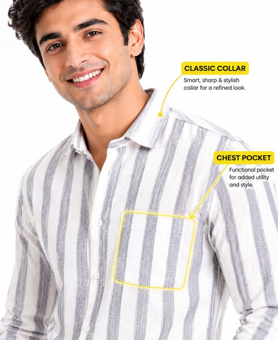 Men’s Solid Cotton khadi Shirt