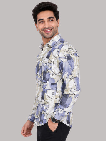 Men’s Cotton Check Shirt|Casual Printed Shirt