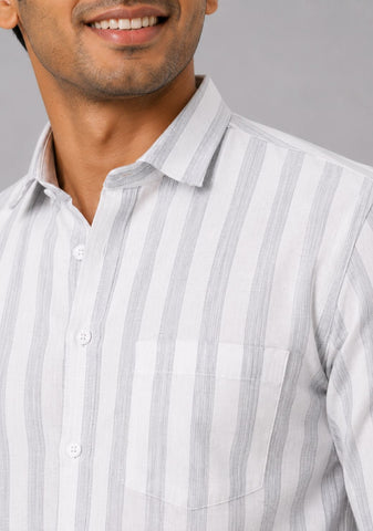 Men’s Solid Cotton khadi Shirt