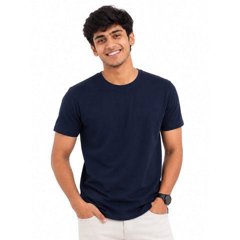 Men’s Cotton T-Shirt – Bio-Washed, Casual & Comfortable