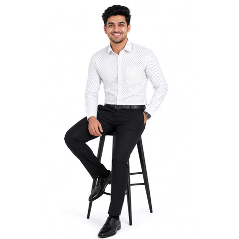 Men’s Cotton Printed Shirt – Formal & Casual Wear
