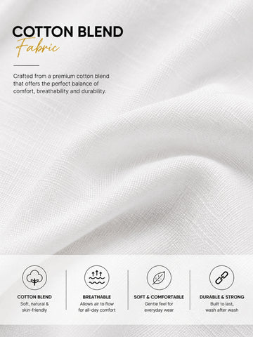Men's Khadi Cotton Half Sleeve Shirt - Casual Ethnic Wear
