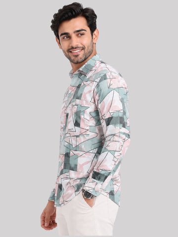 Men’s Cotton Check Shirt|Casual Printed Shirt