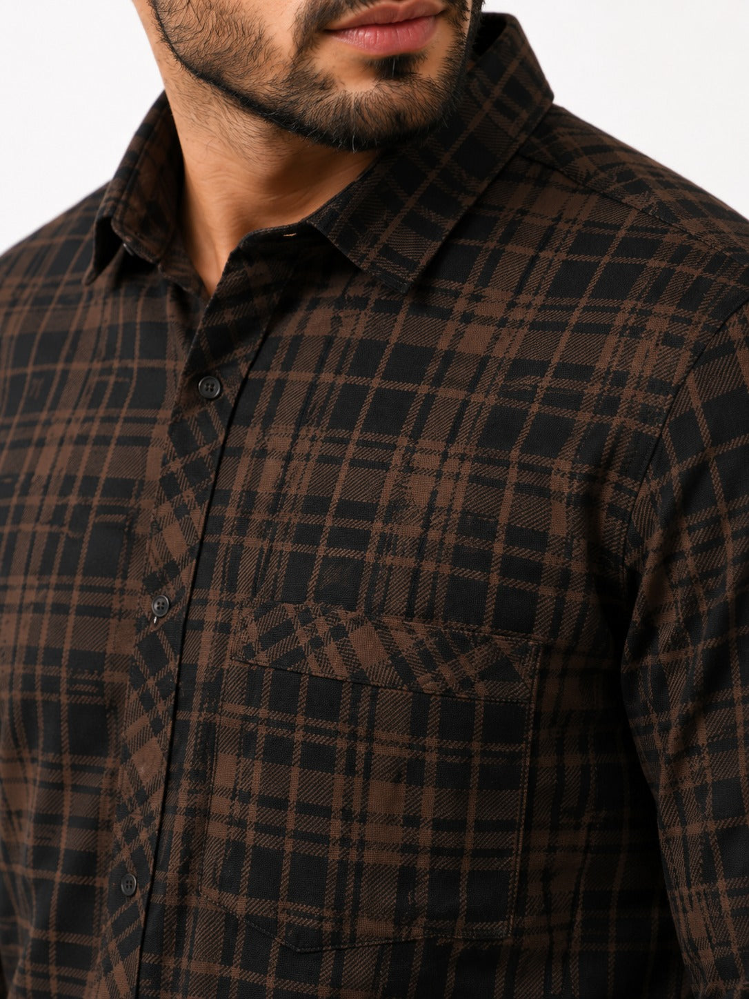 Cotton Blend Regular Fit Full Sleeve Men's Shirt