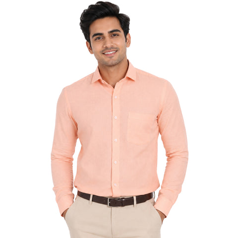 Plain Linen Cotton Shirt for Men – Formal & Casual | 60% Off