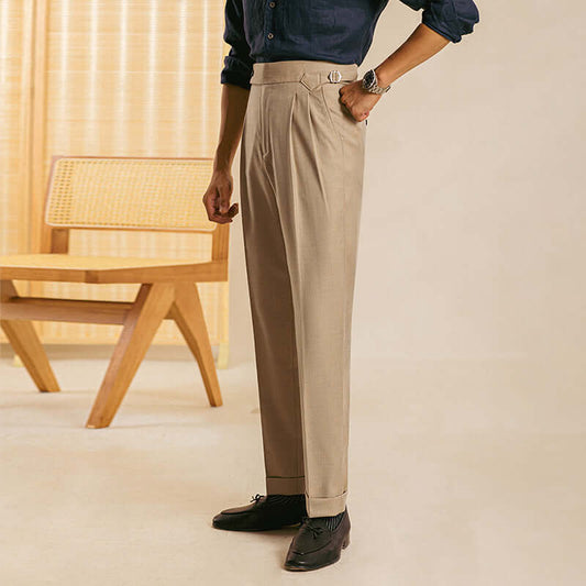 Dress Pants Paris Buckle Pendant Feeling For Men GarmentGlobe