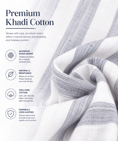 Men’s Solid Cotton khadi Shirt