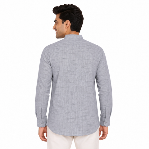Men’s Khadi Cotton Short Kurta  Pure, tight shirt